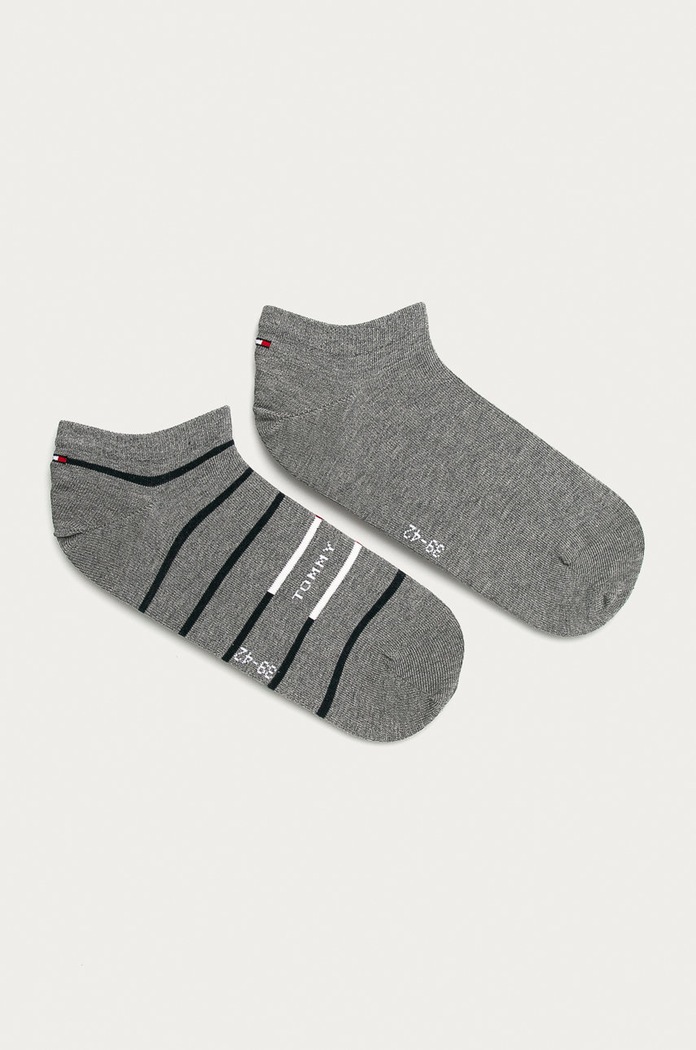 Tommy Hilfiger - Κάλτσες (2-pack) κοντές κάλτσες γκρί 100002211