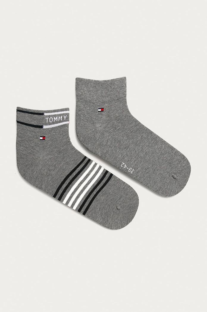 Tommy Hilfiger - Κάλτσες (2-pack) κοντές κάλτσες γκρί 100002212