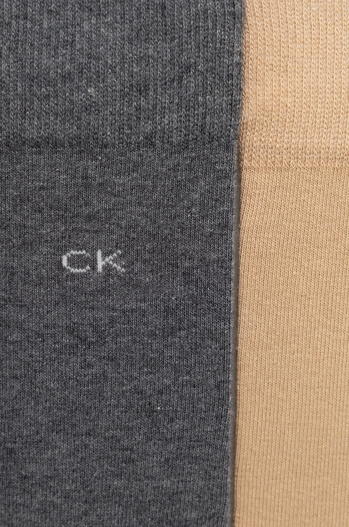 Nogavice Calvin Klein 2-pack 701218631.NOS bež AA00