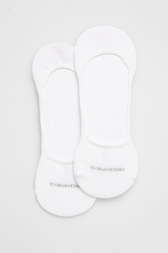 Calvin Klein skarpetki (2-pack) skarpetki krótkie biały 701218708.NOS