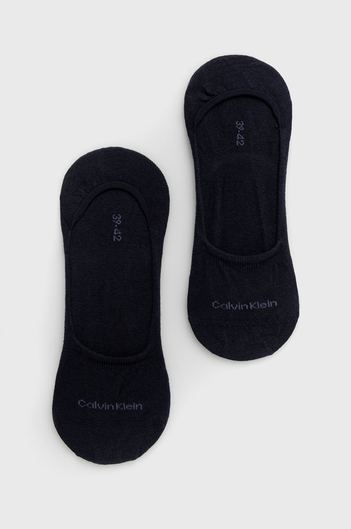 Ponožky Calvin Klein (2-pak) krátke ponožky tmavomodrá 701218708.NOS