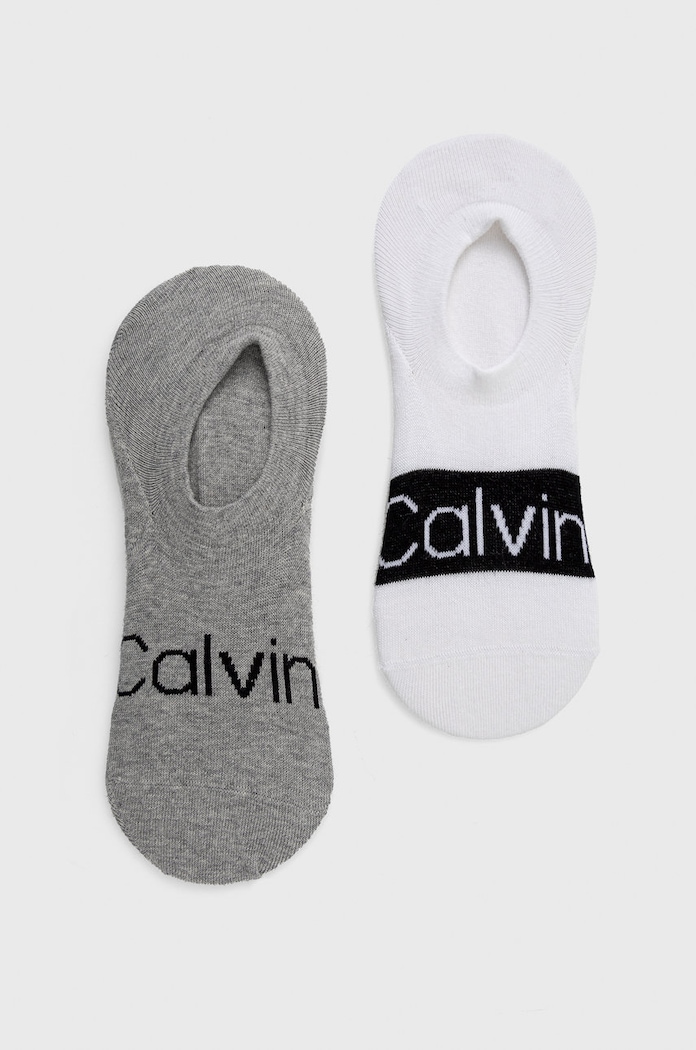 Ponožky Calvin Klein krátké ponožky bílá 701218713.NOS