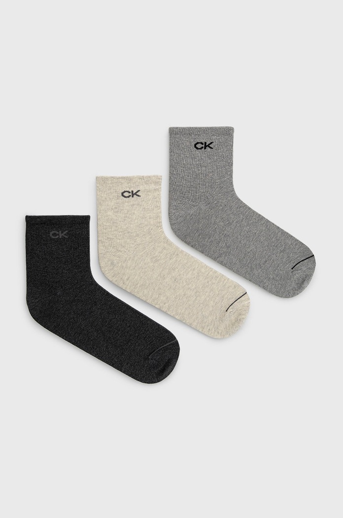 Calvin Klein zokni rövid zokni szürke 701218719.NOS