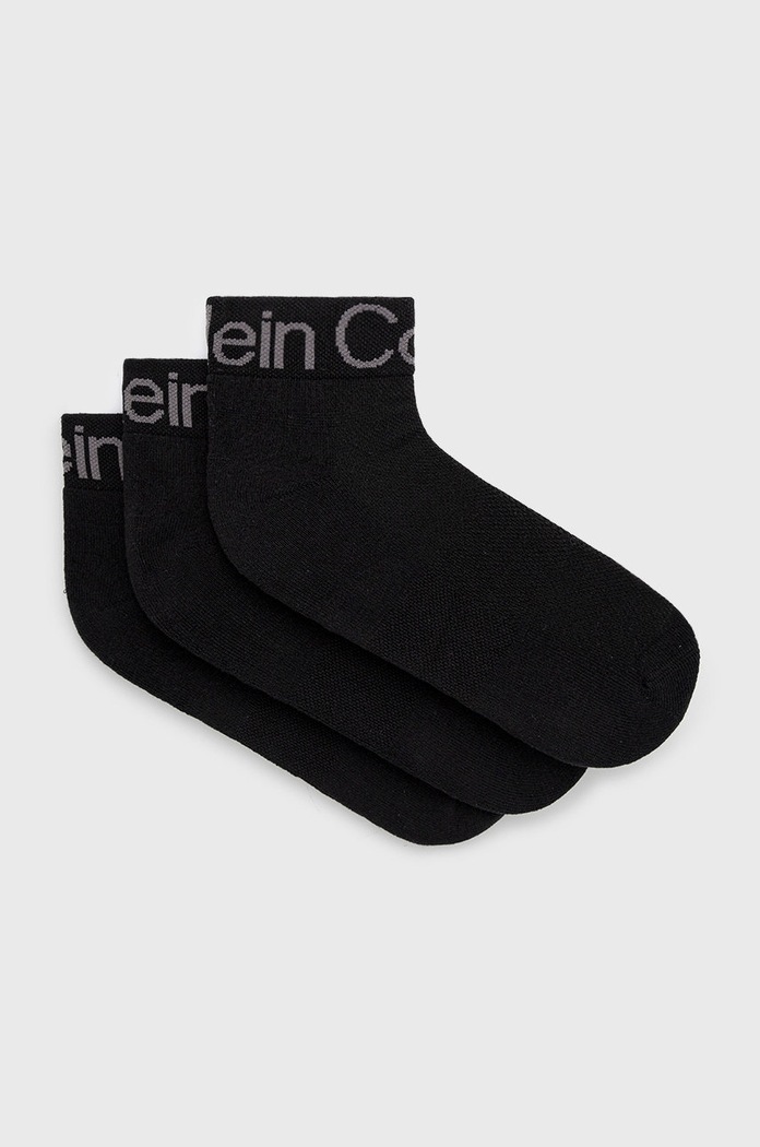 Ponožky Calvin Klein dlouhé ponožky černá 701218722.NOS