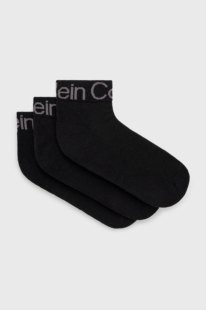 Ponožky Calvin Klein dlouhé ponožky černá 701218722.NOS