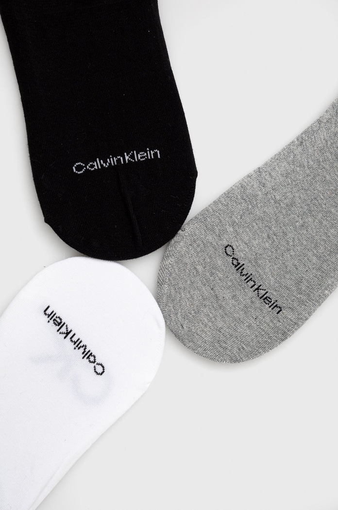 Ponožky Calvin Klein (3-pak) 701218723.NOS sivá AA00