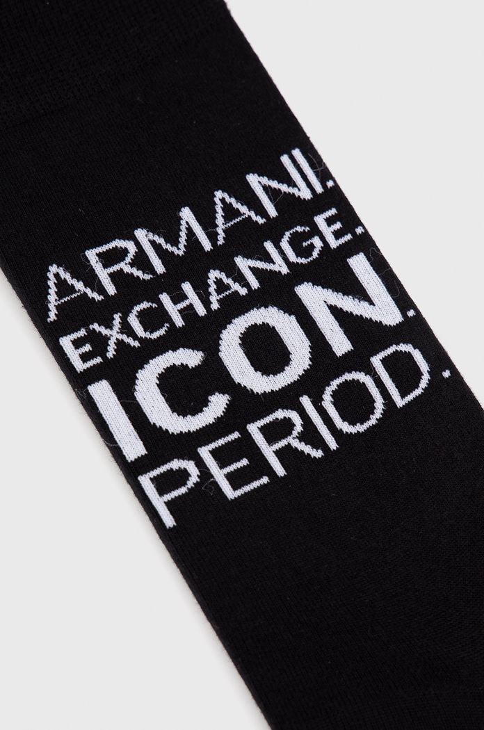 Ponožky Armani Exchange 953033.CC652.NOS čierna AA00