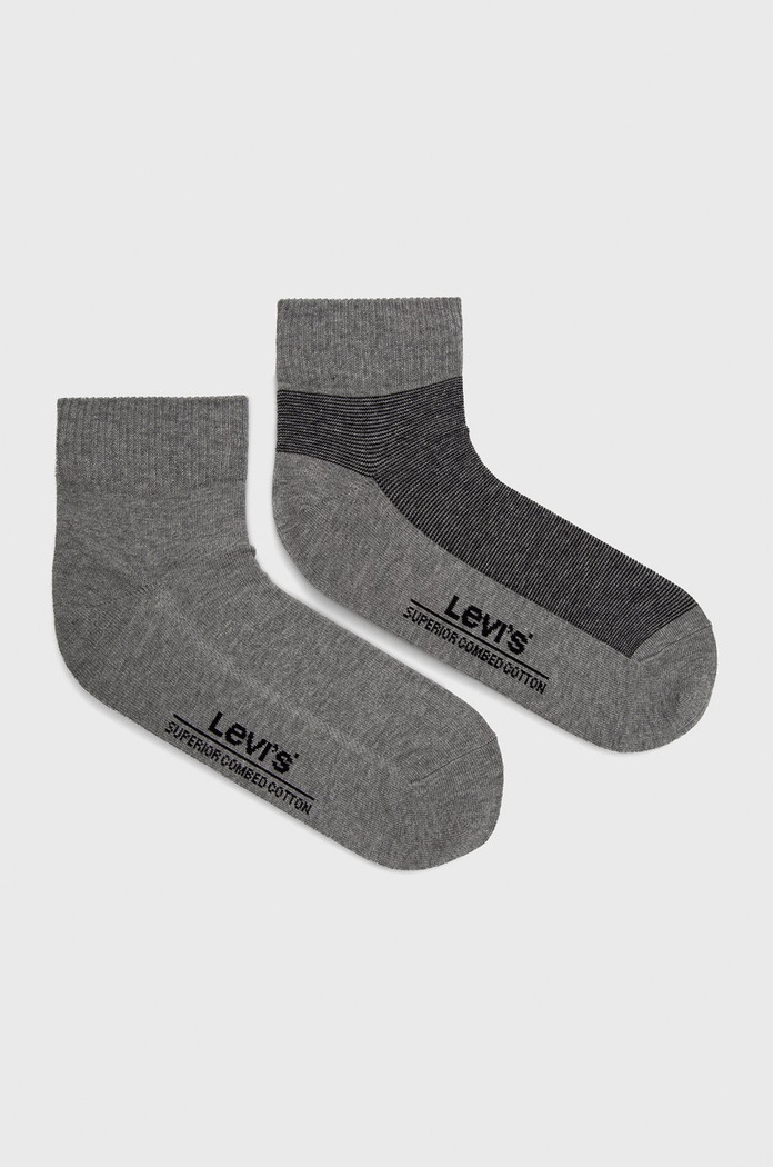 Ponožky Levi's směs šedá 37157.0232