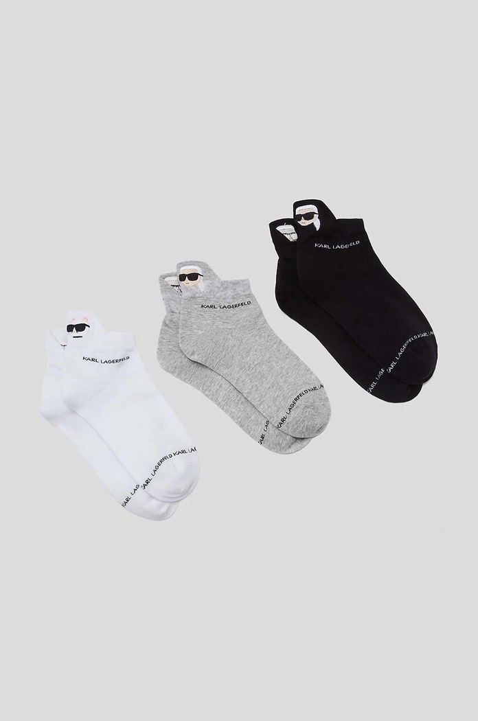 Odzież Karl Lagerfeld skarpetki 3-pack 231M6004 multicolor