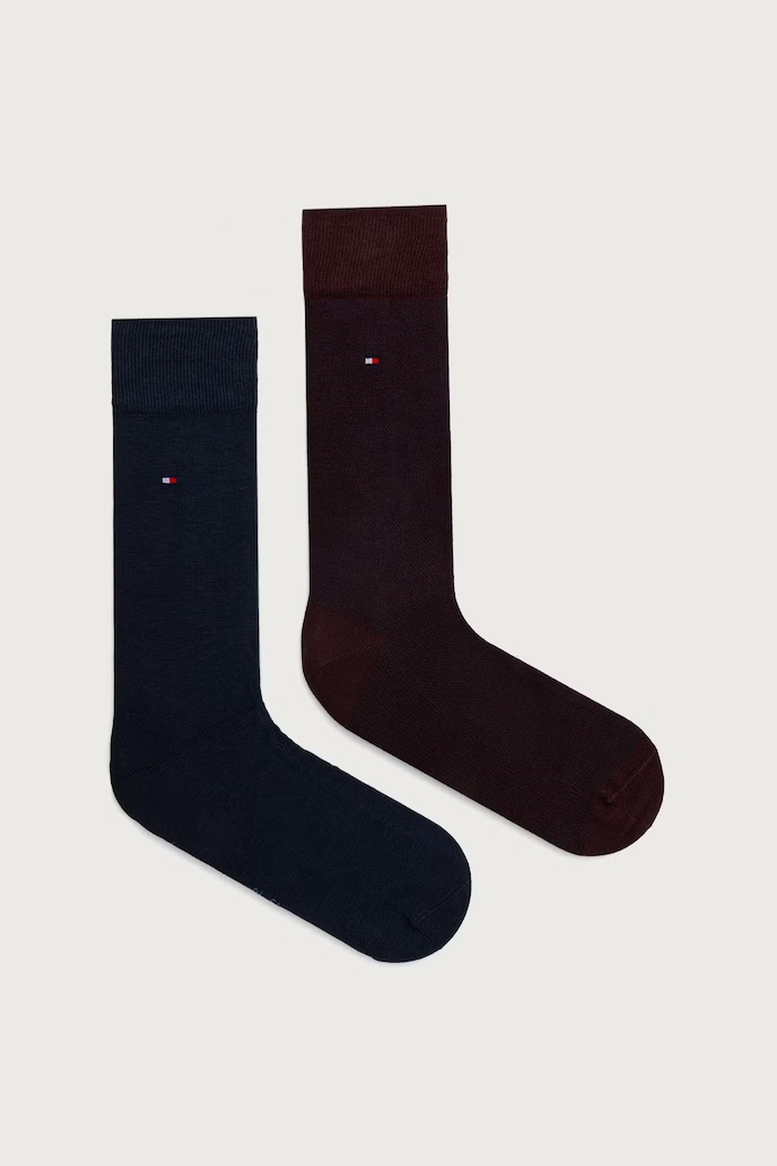 Tommy Hilfiger Skarpety męskie 2-pack bordowy 701226104.NOS