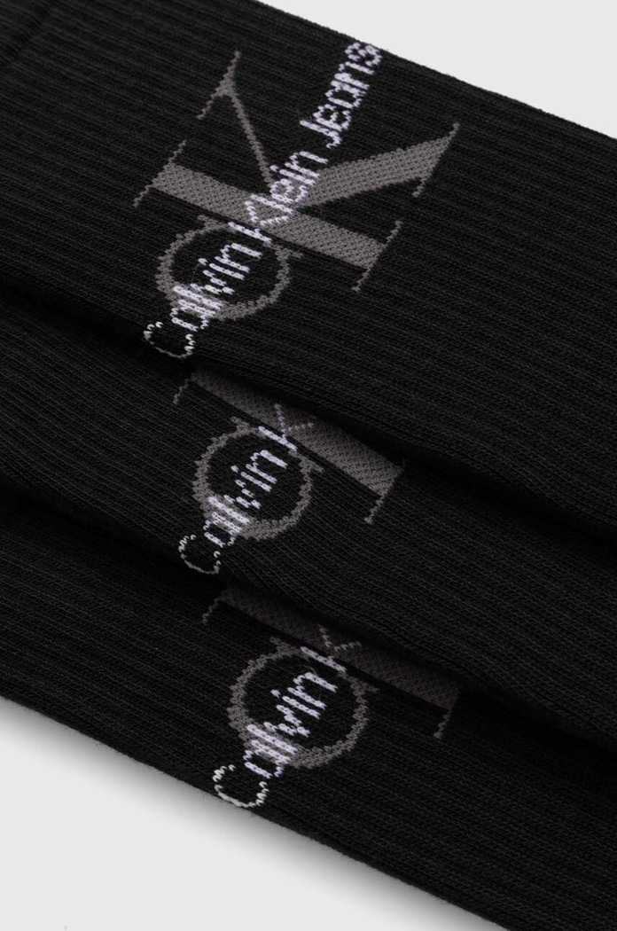 Calvin Klein Jeans skarpetki 3-pack 701220514.NOS czarny AA00