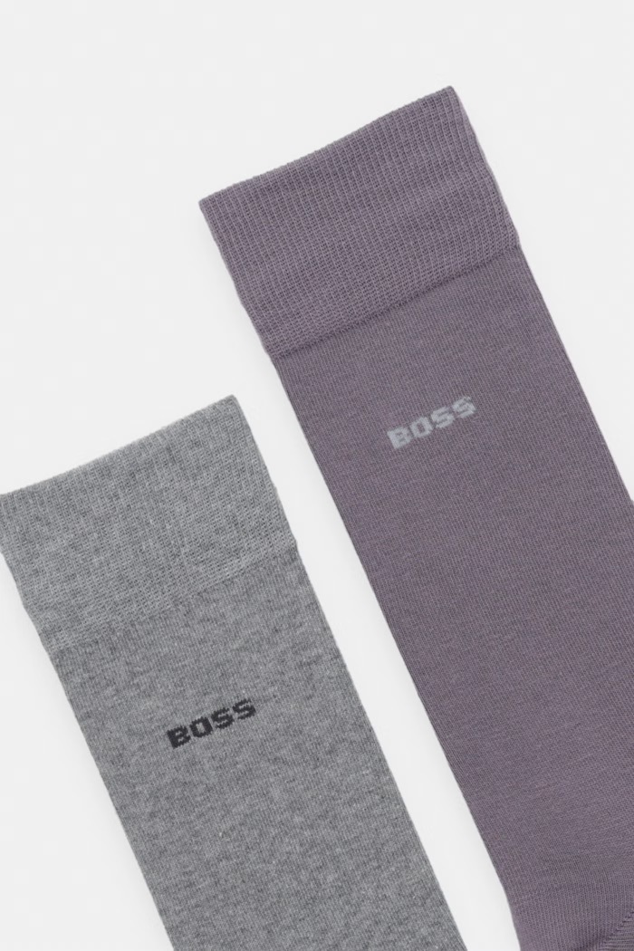 BOSS ponožky pánské 2P RS Uni CC 2-pack 50516616 fialová AA00