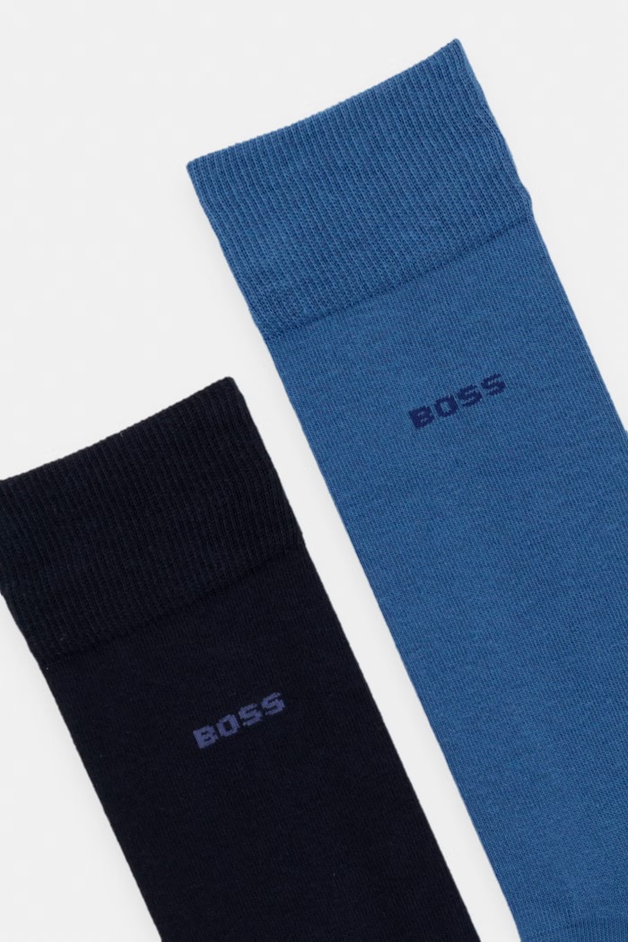 BOSS ponožky pánské 2P RS Uni CC 2-pack 50516616 modrá AA00