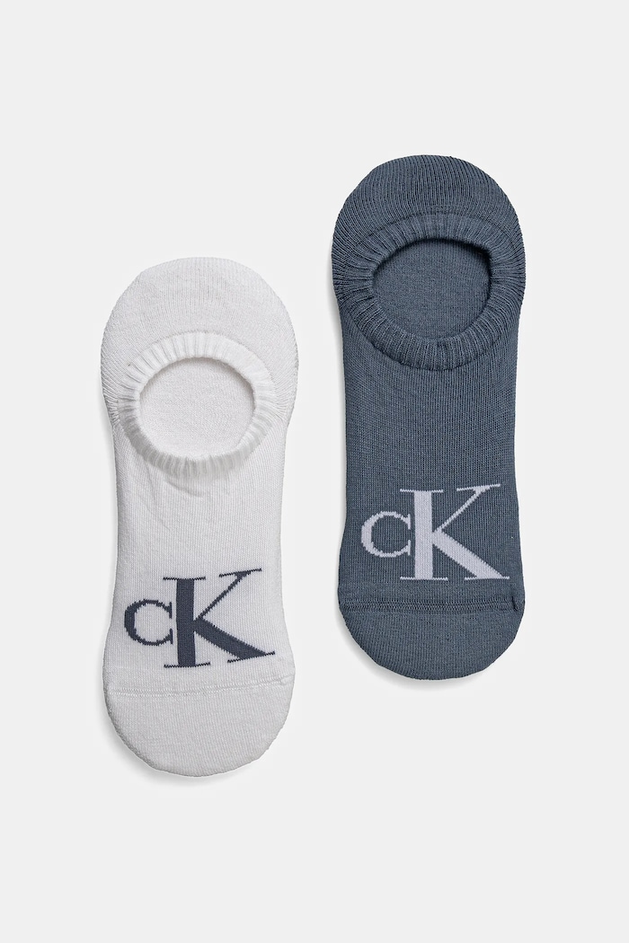Calvin Klein Jeans σοσόνια ανδρικά με βαμβάκι 2-pack κοντές κάλτσες μπλε 701228809.NOS