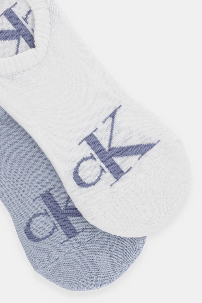 Calvin Klein Jeans členkové ponožky pánske s bavlnou 2-pak 701228809.NOS modrá AA00
