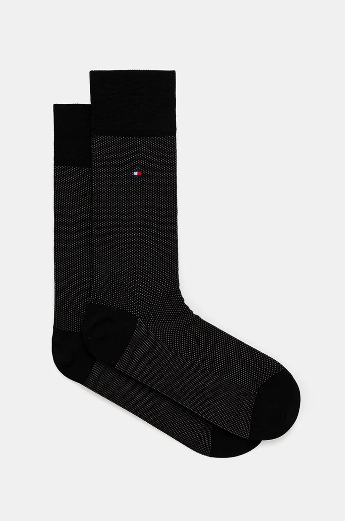 Ponožky Tommy Hilfiger dlhé ponožky čierna 701229684.NOS