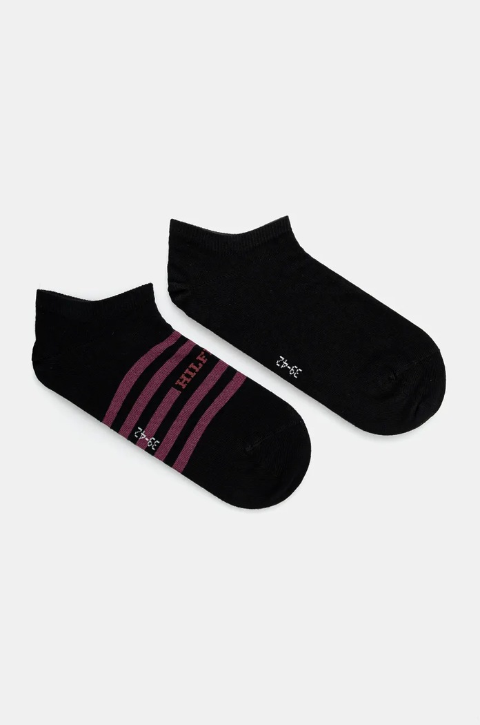 Tommy Hilfiger sosete 2-pack sosete scurte negru 701229852.NOS