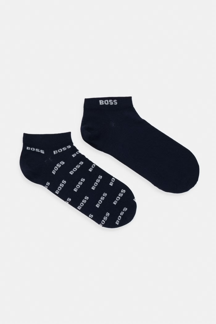 BOSS чорапи мъжки 2P AS Allover CC 2 броя тъмносин 50511423