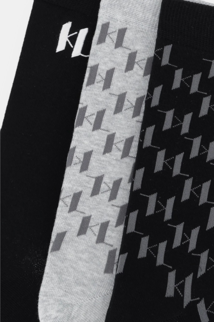 Karl Lagerfeld férfi zokni 3-as csomag A4M47040 szürke AA00