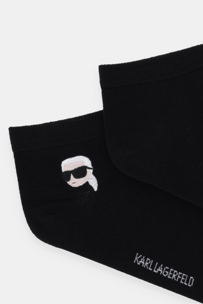 Ponožky Karl Lagerfeld 3-pak A4M47044 čierna AA00