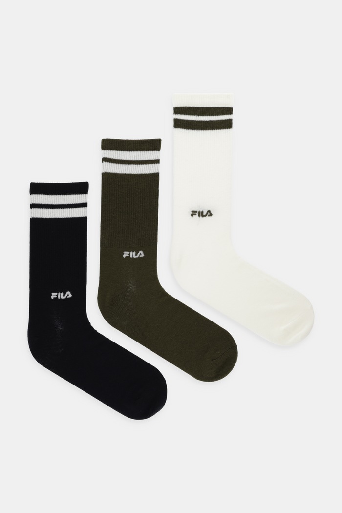 Fila șosete 3-pack sosete lungi verde F5371
