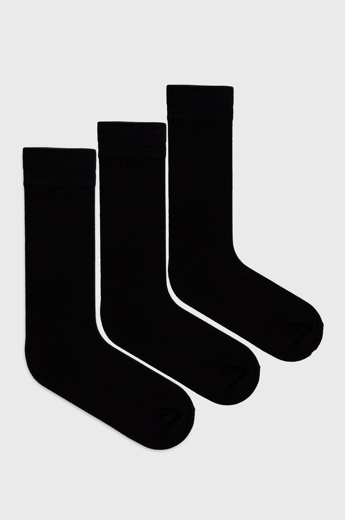 Selected Homme Skarpetki (3-pack) skarpetki długie czarny 16053058.