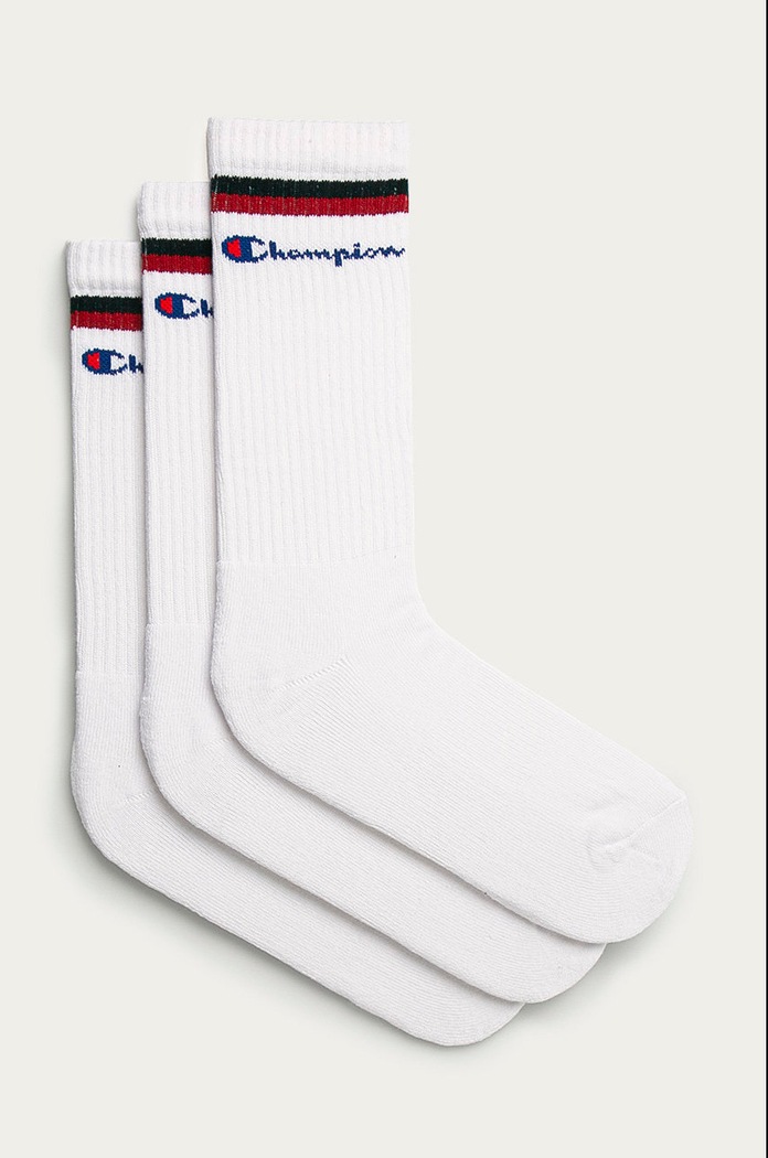 Champion - Skarpetki (3-pack) Y0B0A skarpetki długie biały Y0B0A
