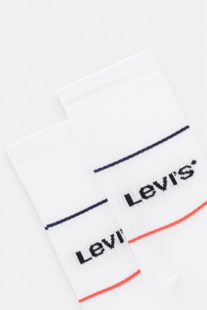 Levi's κάλτσες με βαμβάκι 2-pack 37157.0668 λευκό AA00