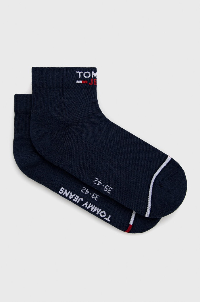 Ponožky Tommy Jeans dlouhé ponožky námořnická modř 701218956.NOS