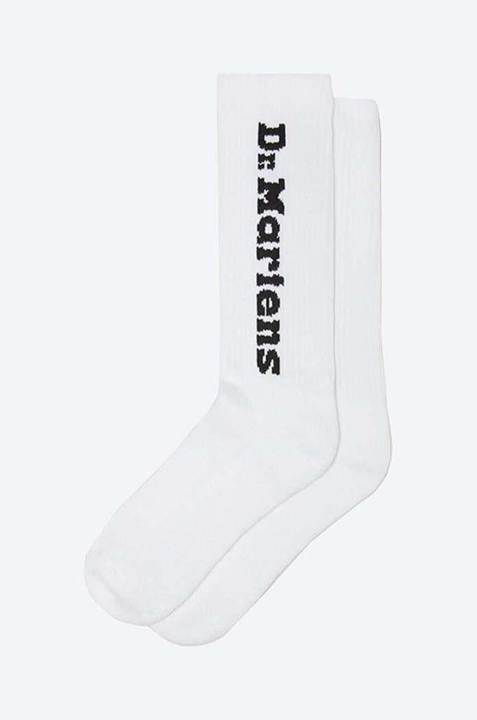 Dr. Martens socks Dr. Martens Vertical Logo Sock AD018100 overprint white AD018100