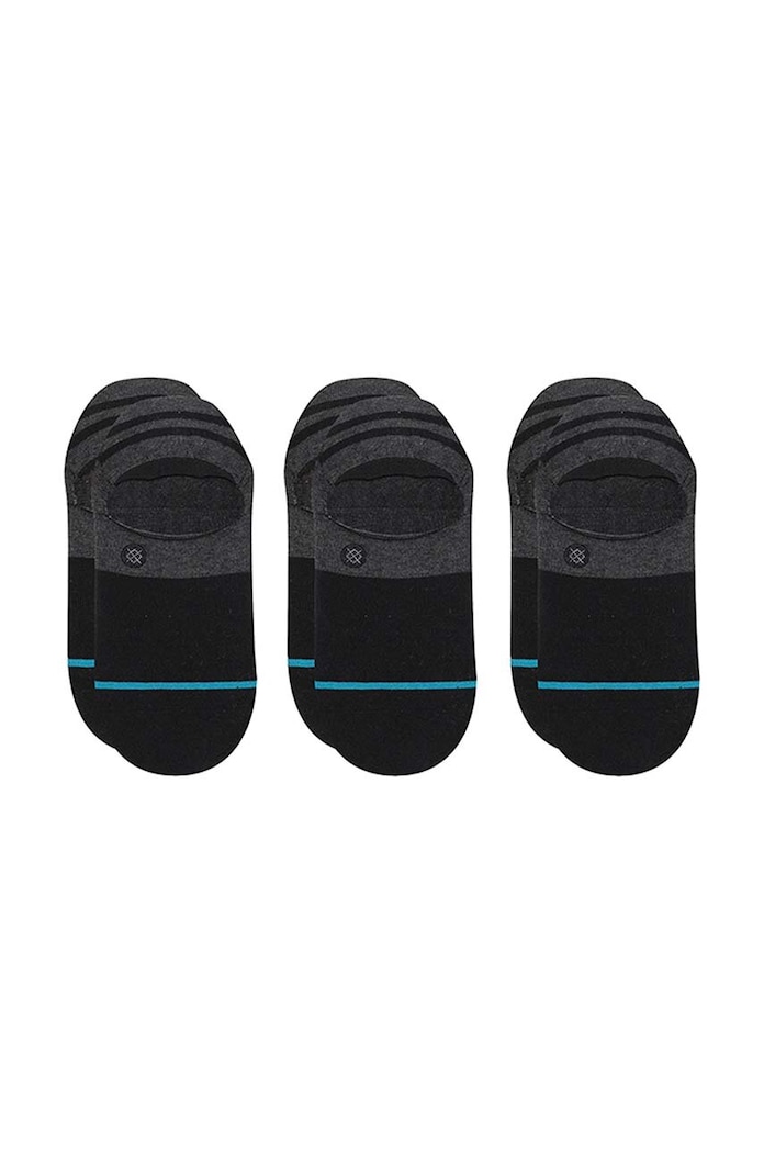 Stance Gamut 2 3-Pack White low cut socks black M145A19GPK