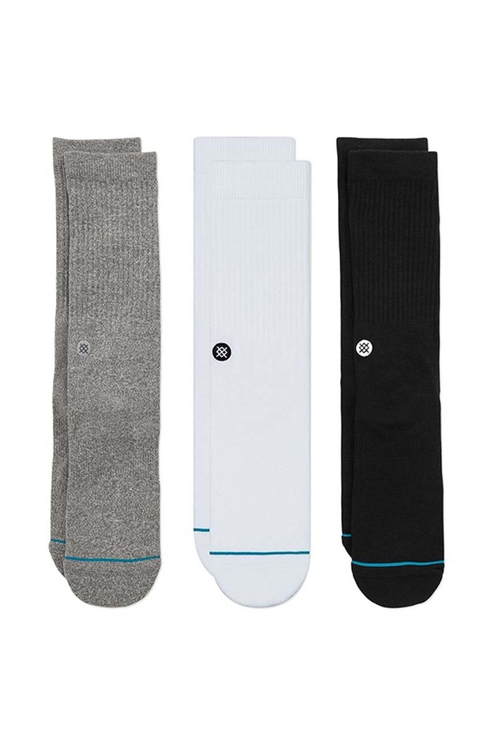 Носки Stance Icon 3 шт длинные носки мультиколор M556D18ICP