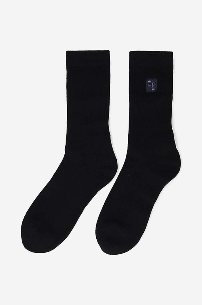 Filling Pieces skarpetki bawełniane Patch skarpetki długie czarny 68513711861