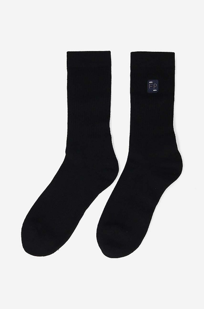 Filling Pieces skarpetki bawełniane Patch skarpetki długie czarny 68513711861