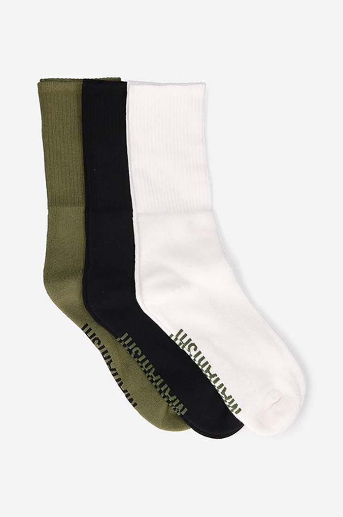 Maharishi socks Sports socks ankle socks green 9744.OLIVE