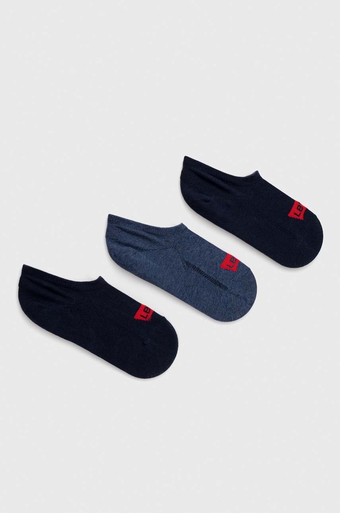 Ponožky Levi's 3-pack krátké ponožky námořnická modř 37157.0973