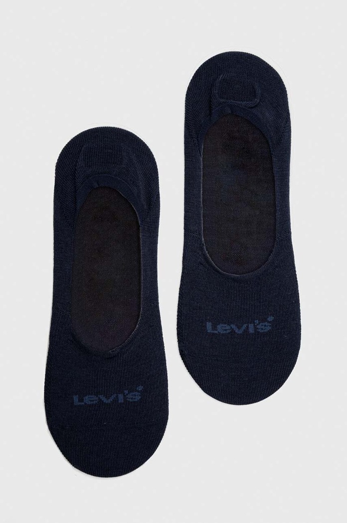 Ponožky Levi's 2-pack krátké ponožky námořnická modř 37157.1030