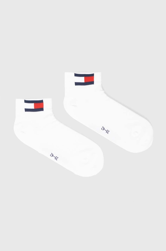 Tommy Jeans ponožky 2-pack dlouhé ponožky bílá 701228223.NOS