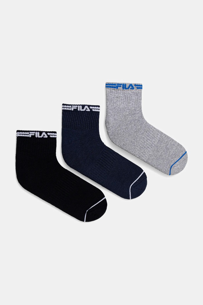 Čarape Fila 3-pack visoke čarape mornarsko plava F2523