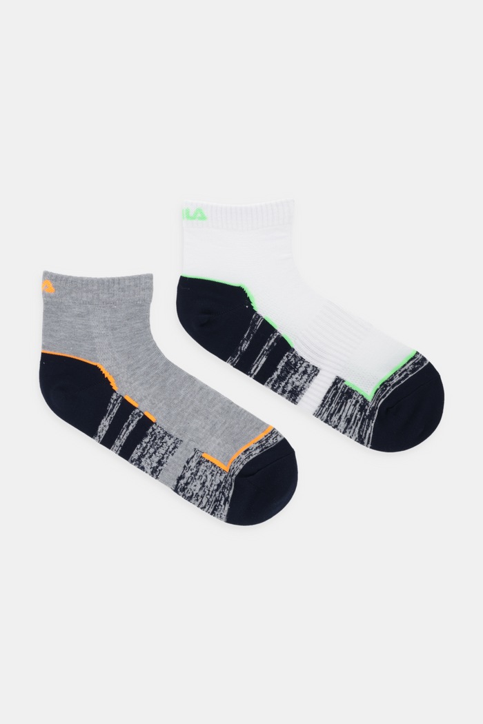 Fila șosete 2-pack sosete scurte gri F9064