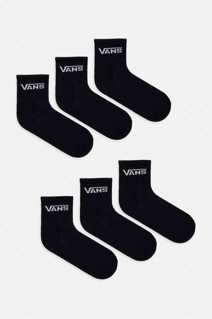 Vans ponožky 6-pak čierna VN000QCCBLK1