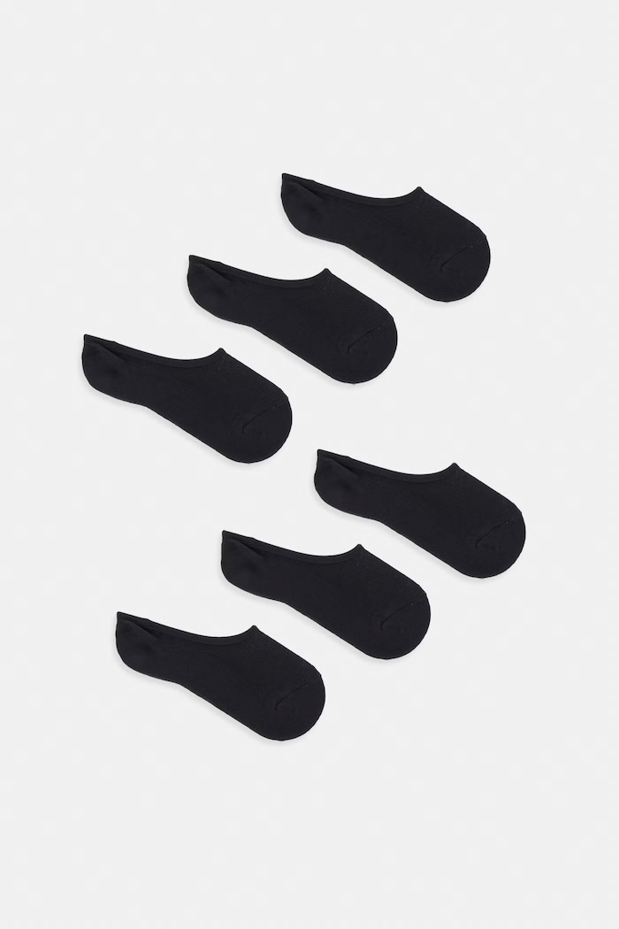 Vans členkové ponožky 6-pak čierna VN000QCDBLK1