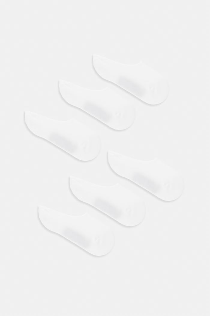 Vans členkové ponožky 6-pack biela VN000QCDWHT1