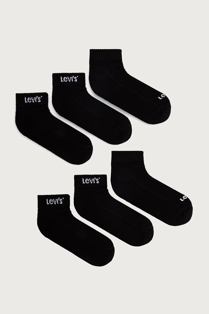 Levi's Skarpety damskie 6-pack czarny 37157.1647