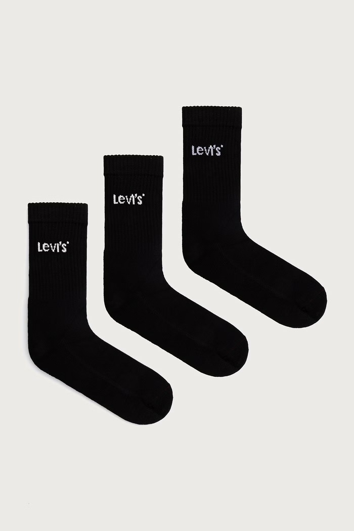 Levi's Skarpety z bawełną 6-pack czarny 37157.1645