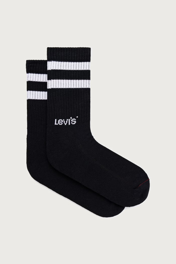 Levi's κάλτσες 2-pack μαύρο 37157.1552