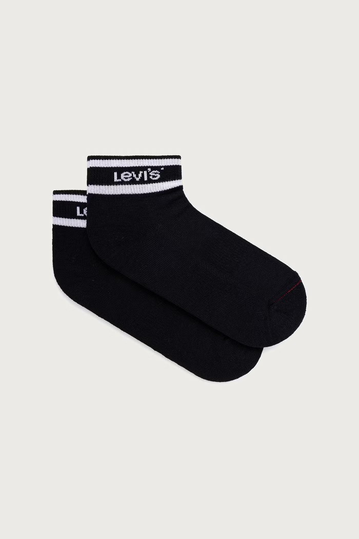 Levi's κάλτσες 2-pack μαύρο 37157.1540