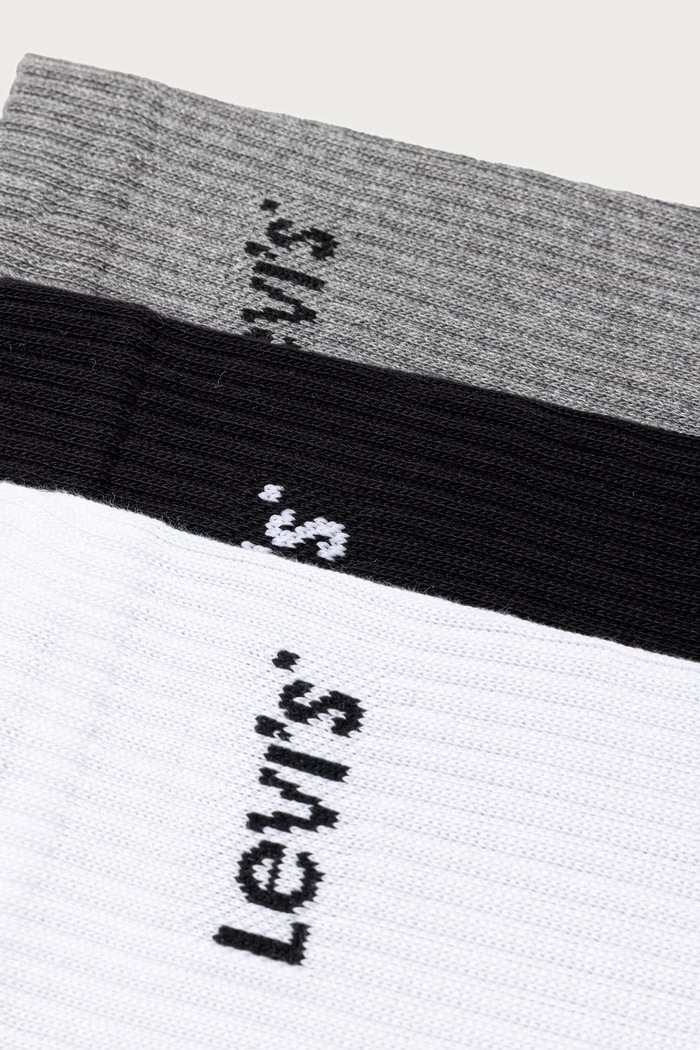 Levi's čarape s pamukom 3-pack 37157.1528 siva AA00