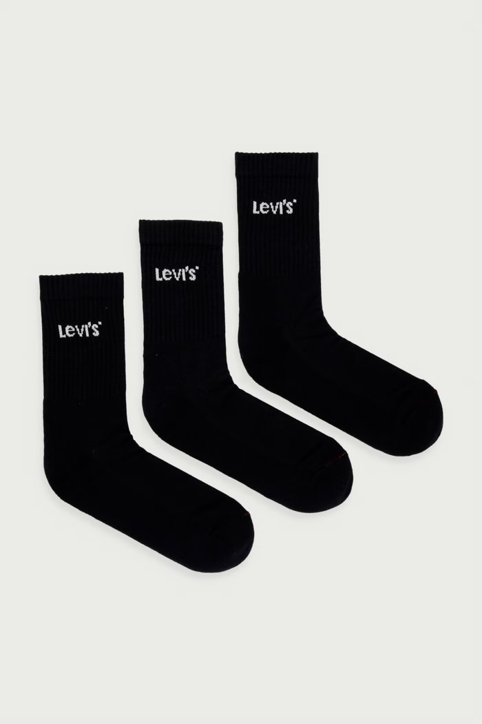 Levi's Κάλτσες με βαμβάκι 3-pack μαύρο 37157.1527