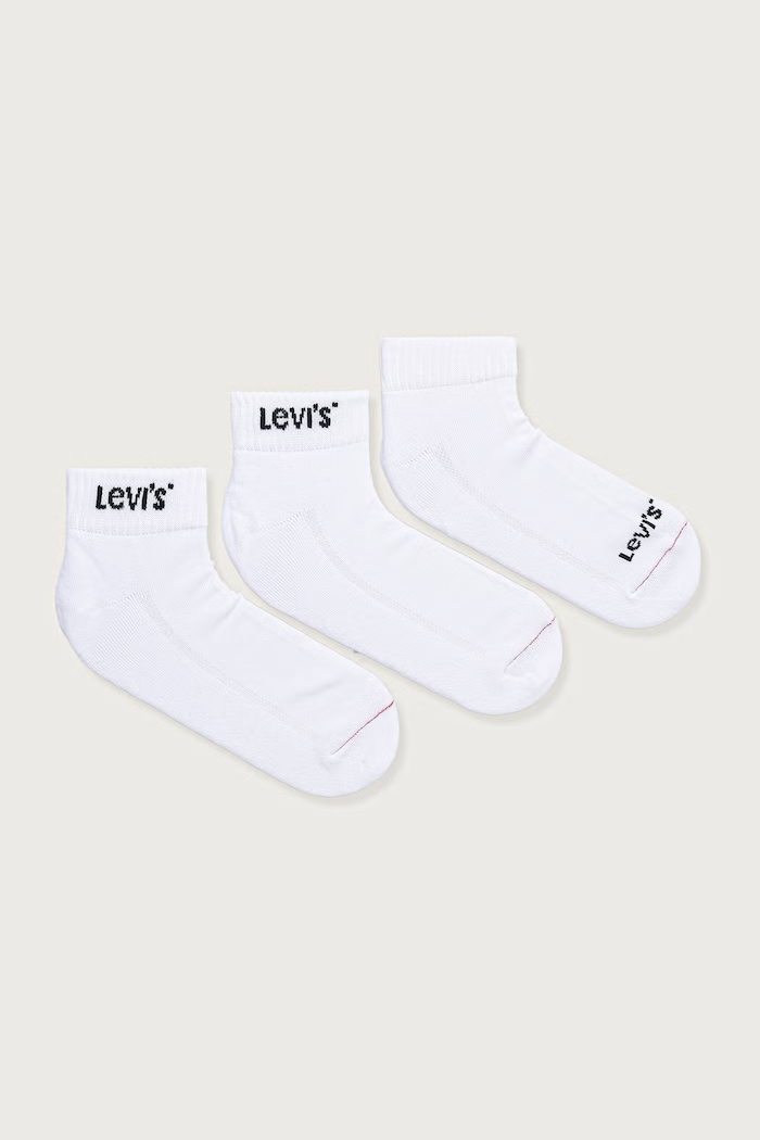 Levi's skarpety 3-pack biały 37157.1519